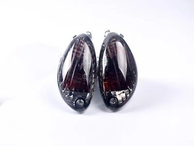 Lente de fumaça com sinais de seta traseira compatível com lâmpadas Suzuki 2008-2019 Hayabusa GSXR1300 - Imagem 1 de 4