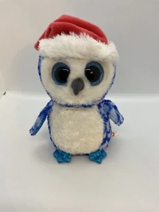 Ty Beanie Boos ~ ICICLES the Owl (no tag) Christmas Special *retired*   - Picture 1 of 7