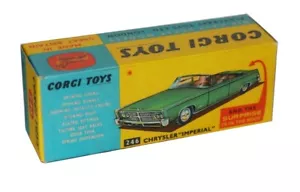 Corgi toys boîte box repro 246 chrysler imperial - Foto 1 di 1