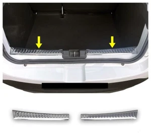 Cromato Protezione Paraurti Interna BRILLANTE 2pz Per DACIA SANDERO III 2020-SU - Picture 1 of 9