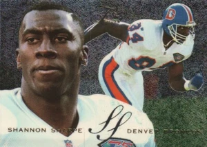 1995 Fleer Flair Preview #9 - Shannon Sharpe - Denver Broncos 95-578 - Picture 1 of 2