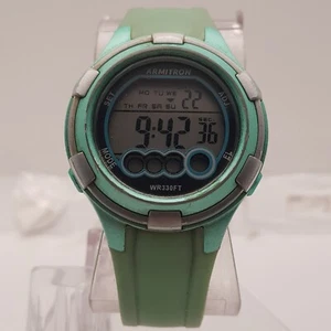 Armitron Digital Indiglo Watch Water Resistant 100m Fast Shipping....NEW BATTERY - Picture 1 of 11