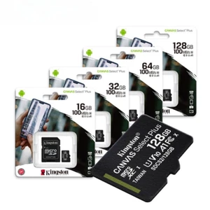 KINGSTON A1 100MB/s micro SD SDHC SDXC 32GB 64GB 128GB 256GB 512GB C10 Card LOT - Picture 1 of 8
