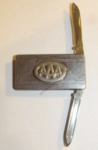 Vintage AAA Auto Club Taschenmesser/Feile/Geldklammer Combo - Bild 1 von 4
