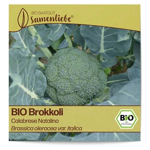 BIO Brokkoli Samen Calabrese Natalino Gemüse-Samen Saatgut Brokkolisamen - Bild 1 von 8