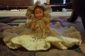 VTG Irwin Hard Plastic KEWPIE DOLL Jointed Arms 5.5” Tall - Picture 1 of 12