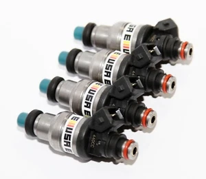 440CC 4PCS Fuel Injectors fit 92-96 Honda B16 B18 B20 D16 D18 F22 H22 H22A VTEC - Picture 1 of 8