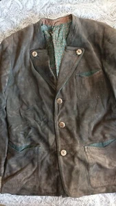 TOP Trachtenjanker/-jacke/-lederjacke 50/L Leder Janker Ziegenleder Wiesn - Bild 1 von 7