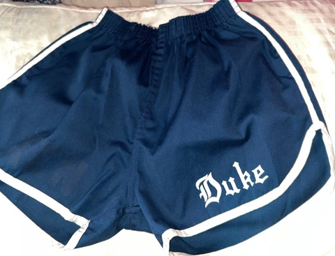 vintage duke university Track Shorts Medium Cover
