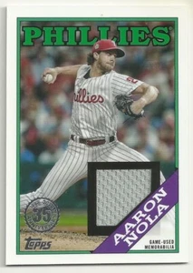 2023 Topps Baseball - Aaron Nola - 1988 Topps 35th Anniversary Relic - Phillies - Bild 1 von 1
