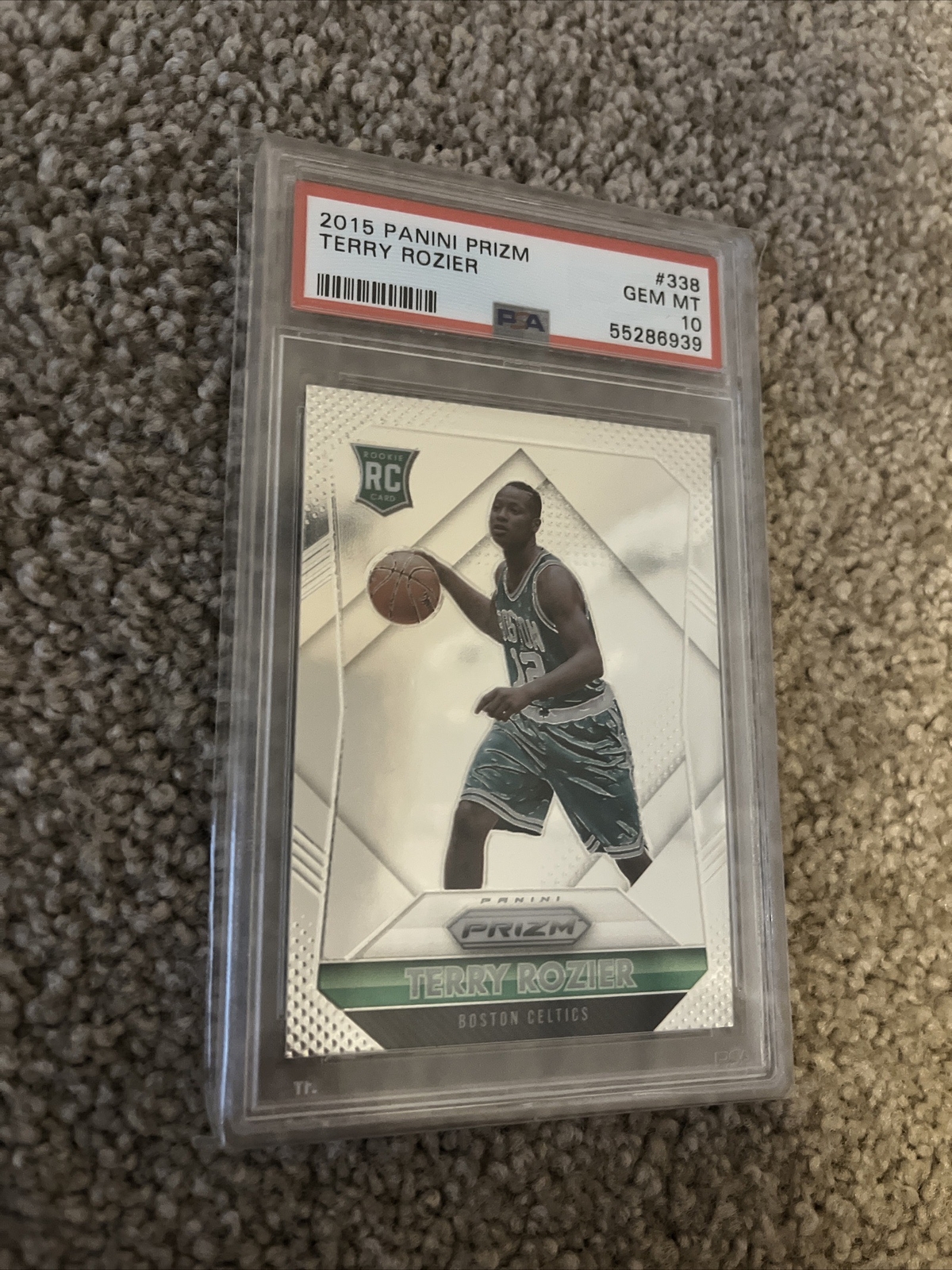 2015 Panini Prizm Terry Rozier Rc #338 PSA 10 Gem Heat