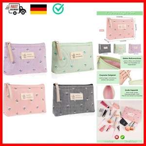 Newofview 4 Stück Kleine Kosmetiktasche, Reise Kosmetiktasche Aus Segeltuch, ... - Bild 1 von 9
