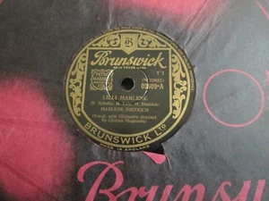 Marlene Dietrich: Lilli Marlene / Symphonie 10" 78RPM Shellac Brunswick 03609 - Picture 1 of 2