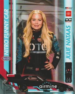 Tarjeta de héroe 2025 Julie Nataas Airmine Toyota Supra coche divertido Bristol NHRA - Imagen 1 de 2