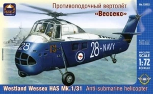 MW22 ARK MODEL AK72032 WESTLAND "WESSEX" HAS MK.1/31 BRITISH ANTI./HELI 1/72
