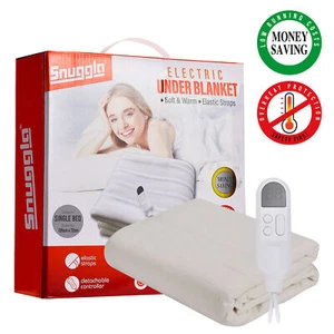 Electric Blanket Heated Under Blanket 10 Heat Settings Single Double King Size - Picture 1 of 22
