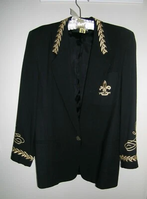 Vintage 1980s Harris Wallace USA Rayon Linen Blazer Size Small but Oversized! - Image 1 of 4