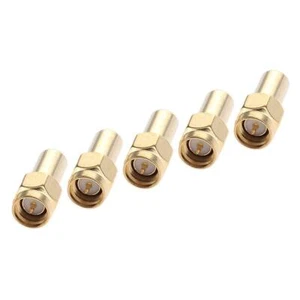 5 pièces SMA mâle RF borne coaxiale charge factice 2W 3GHz plaqué or - Photo 1/8