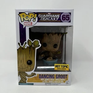 Funko Pop MARVEL GUARDIANS OF THE GALAXY - DANCING GROOT #65 - HOT TOPIC - Picture 1 of 8