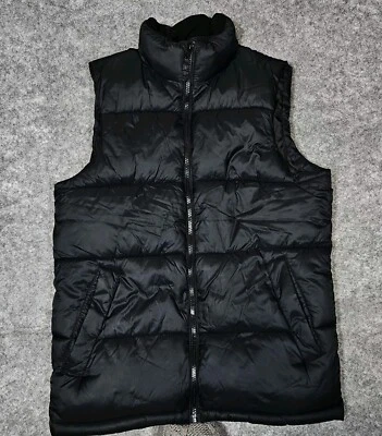 Frost-Free Quilted Puffer Vest Old Navy Men's XS Women's S/M Black Pockets - Image 1 of 4