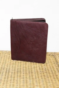 Scully. Vintage Leder Padfolio oder Mappenmappe. Ca. 10" x 9" - Bild 1 von 7