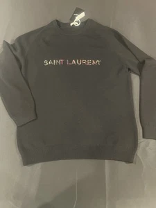 Saint Laurent Herren Crystal Logo Pullover. XL. 2450 $ - Bild 1 von 9