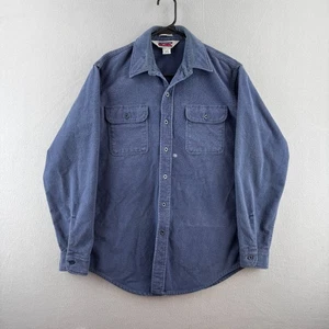 Vintage Big Mac Hemd Herren mittelblau Chamois Tuch Flanell 80er 90er Made in USA - Bild 1 von 11