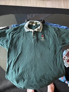 Vintage Retro Green 1996 Atlanta Olympics Xxl Mens Polo - Picture 1 of 5