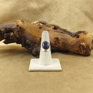 Vintage Sterling Silver Lapis Lazuli Ring Size 6.75 - Picture 1 of 6