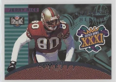 1997 Score Board NFL Experience Season's Heroes Jerry Rice #SH9 HOF - Image 1 of 2