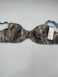 New Whimsy By Lunaire Size 36 DD Multicolor Unlined Minimizer Underwire Bra - Picture 1 of 12