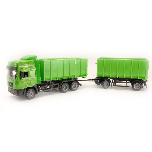 CAMION MAN F2000 TWIN 1:43 New Ray Camion Nouveau modèle - Photo 1/3