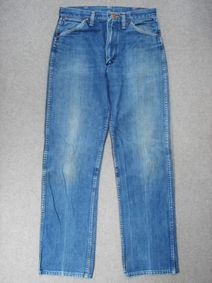SC07410 USA VINTAGE 1970s **WRANGLER** STRAIGHT LEG JEANS 31x33 (msr 28"x32") - Image 1 of 4