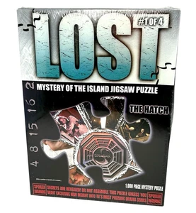 LOST Mystery of The Island JIGSAW PUZZLE 1000 Pcs 1 OF 4 HATCH Sealed- *BOX WEAR - Picture 1 of 7
