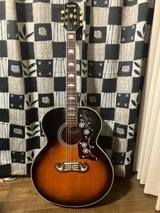 Acoustic Guitar Epiphone EJ 200 VS Vintage Sunburst - Picture 1 of 6