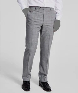 Pantalones Traje de Lana Lauren Ralph Lauren Para Hombre UltraFlex Ajuste Clásico Gris B4HP $190 - Imagen 1 de 12