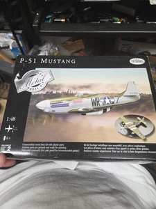 TESTORS 1:48 Metall Modellbausatz "MUSTANG" P-51. NEU Modellbausatz Teile versiegelt. Open Bx - Bild 1 von 7