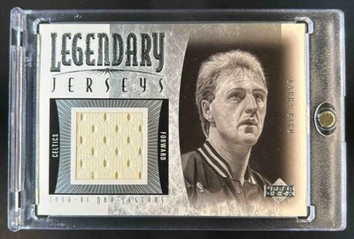 2000-01 Upper Deck Legends Larry Bird Legendary Jerseys #LB-J Celtics - Image 1 of 2
