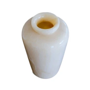 Vase Skulptur Onyx Naturale da Table Italian Onyx Flower Vase H.33 cm - Bild 1 von 4