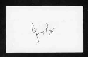 Jimmy Fox Mitglied der Musikgruppe James Gang signiert 3x5 Karteikarte E25801 - Bild 1 von 1