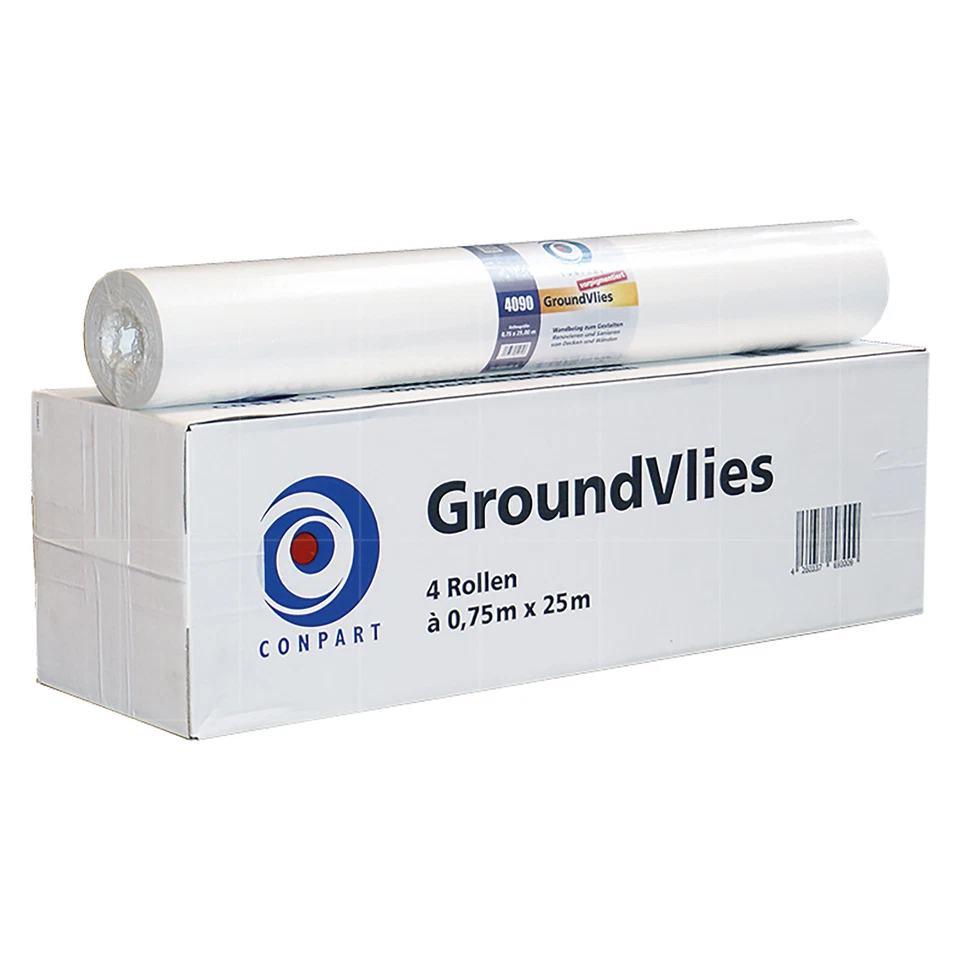 4 Rollen CONPART GROUNDVLIES 4090 Vorpigmentiert 0.75M X 25M  155G/m² VB - Bild 1 von 1