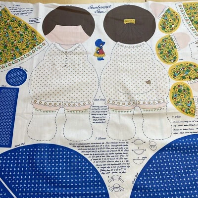 Muñeca de peluche Concord Joan Kessler de colección Sunbonnet Sue panel de tela corte y costura B5 Foto 1 de 4