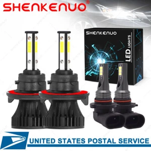 For 2006 2007 2008 Dodge Ram 1500 2500 3500 LED Headlight Fog Light Bulbs Kit - Picture 1 of 10