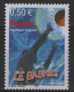 MAYOTTE: n°148 **, sport, basket-ball - Picture 1 of 1