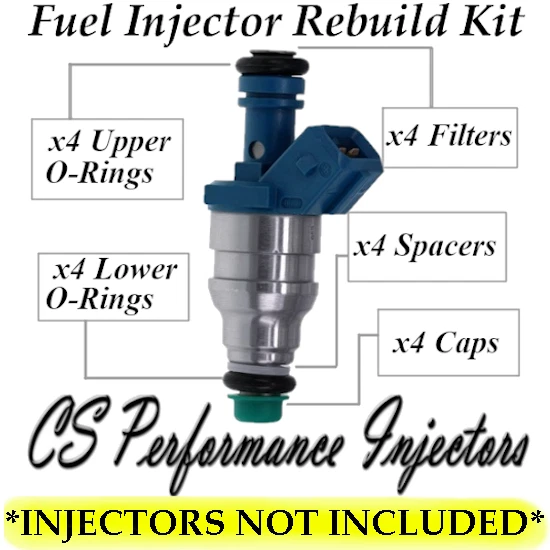 Kit de reparación de reconstrucción de inyectores de combustible para 0280155008 para 1991-1993 Saab 900 2,1 L L4 Foto 1 de 1