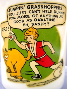 1930's LITTLE ORPHAN ANNIE Beetleware Ovaltine cup premium MINT * - Picture 1 of 6