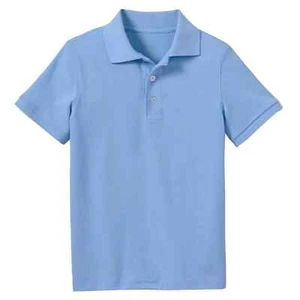 GIRL PIQUE POLO SHIRT SIZE L (16x24) WITH FRESH IQ SCHOOL POLO SHIRT (A48) NEW - Picture 1 of 2