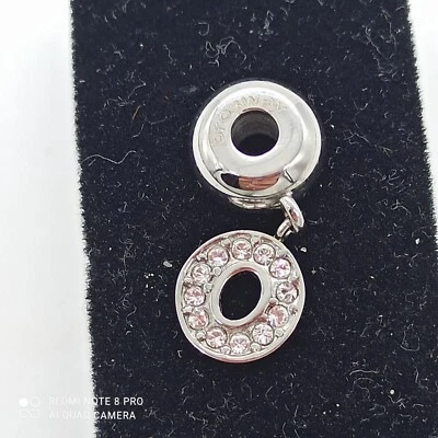 Brosway Pendente Charm Tres Jolie Lettera O Cristalli Swarovski + Sacchetto - Immagine 1 di 4