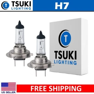 TSUKI H7 Standard Halogen Replacement Headlight Bulbs, 55W, Set of 2 - Imagen 1 de 1
