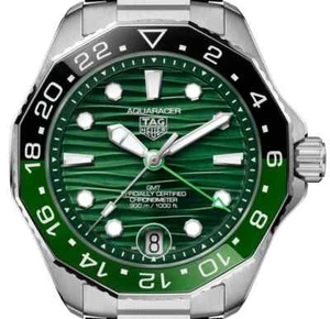 TAG Heuer Aquaracer 300 Date green dial 42mm WBP5115.BA0013 - Picture 1 of 10